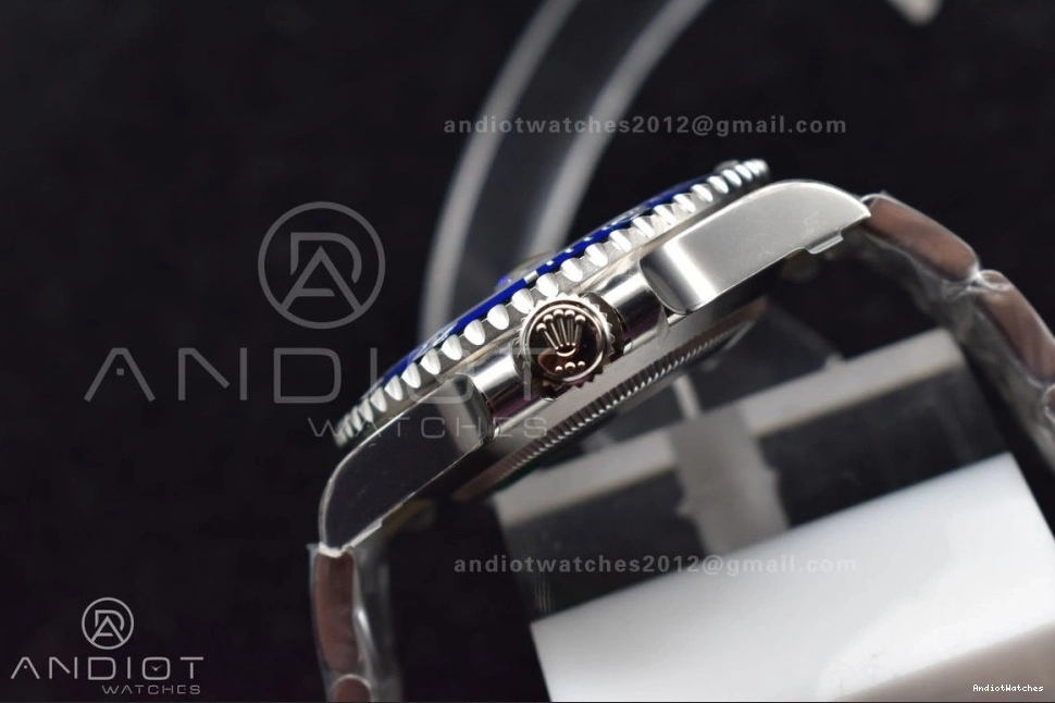 1:1 VS Ceramic 904L 1134 VSF Best Submariner LB Edition 116619 WaterResistant Steel Blue 0911